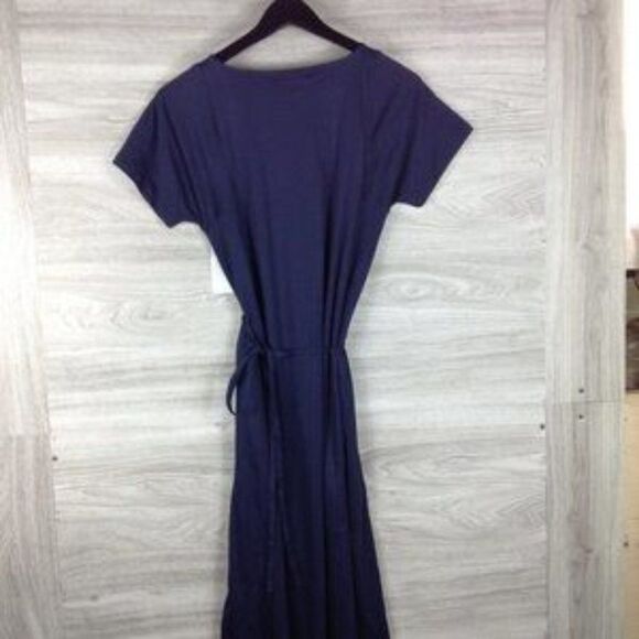 CAARA Serra Fit & Flare Dress In Blue size L - Picture 3 of 6
